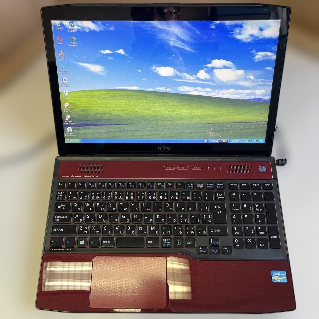 ☆格安WinXP☆富士通15.6インチ大画面第3世代i7PC☆長時間バッテリー付
