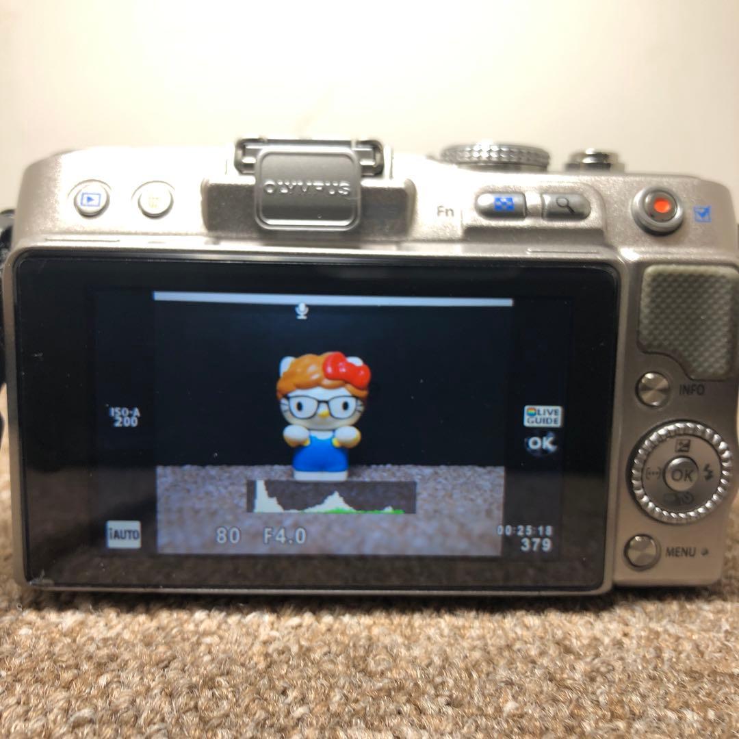 カメラ OLYMPUS PEN Lite E-PL3 レンズ付 フラッシュ付属