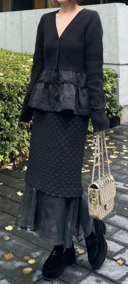 新品未使用★ シーニュ Cygne ドッキングニットカーデ beth