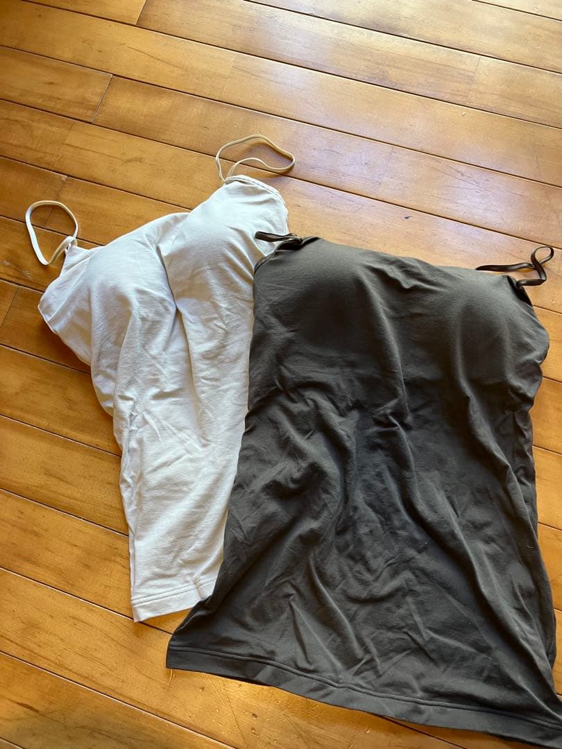 アワーホーム　キャミソール2枚セットカップ付き