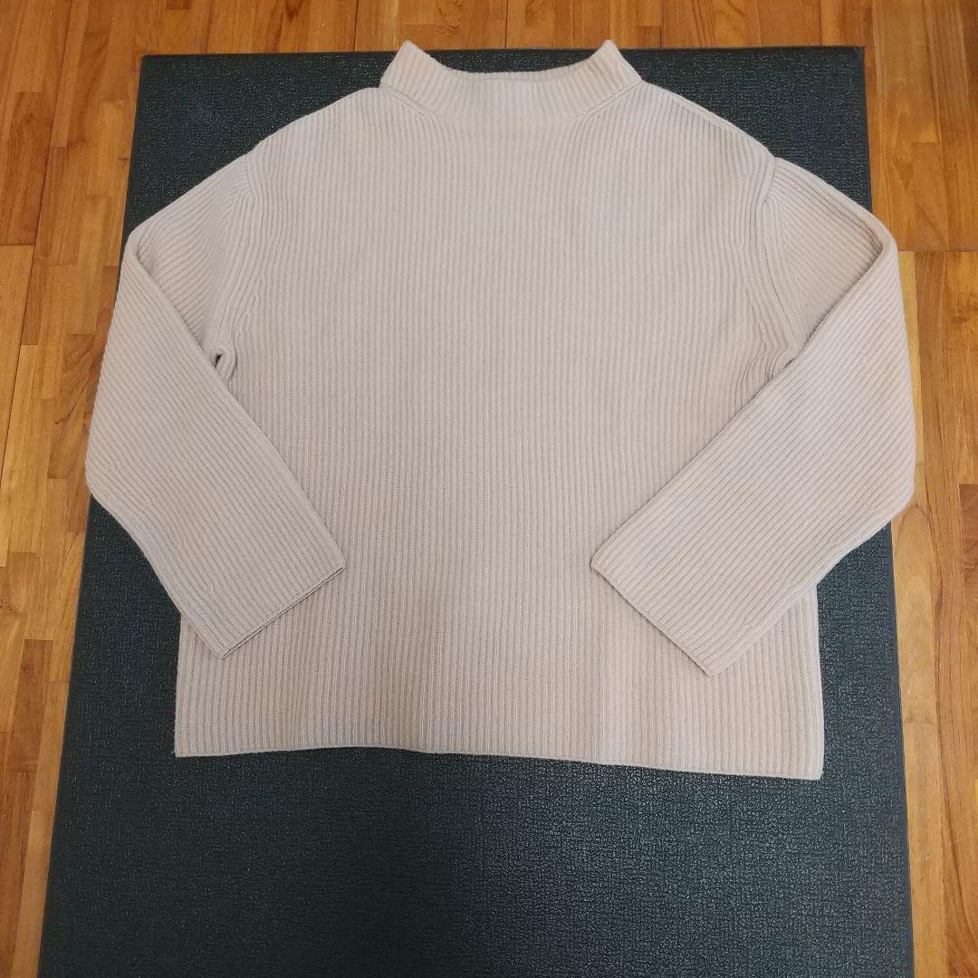 drawerドゥロワー　カシミア入り　ボトルネックセーター