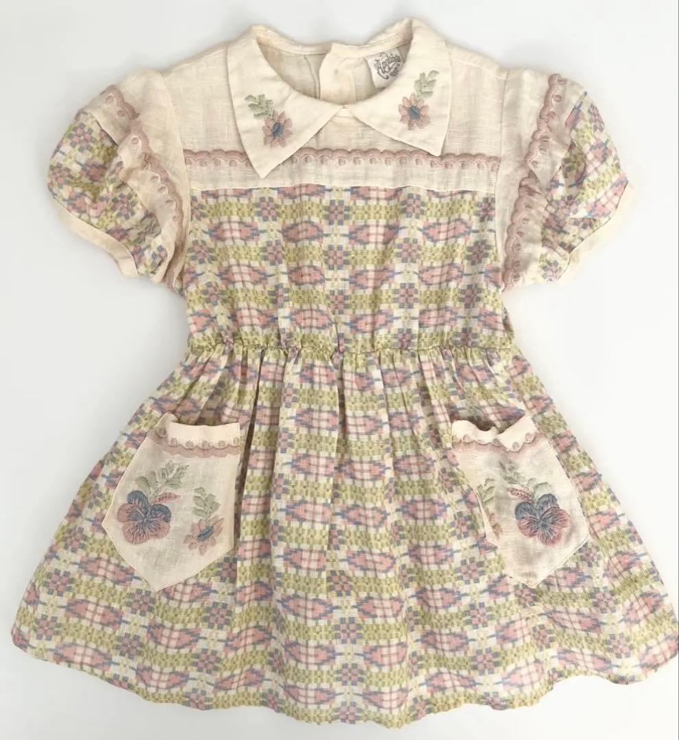 ワンピース Apolina 24Ss Nellie dress solva 2-3y