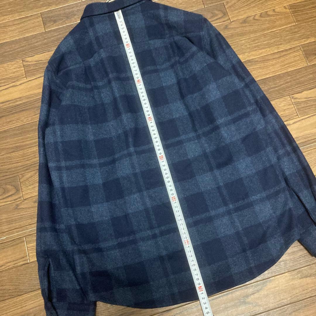 A.P.C アーペーセー　ウール　ネルシャツ　チェックシャツ　ウールネル　M