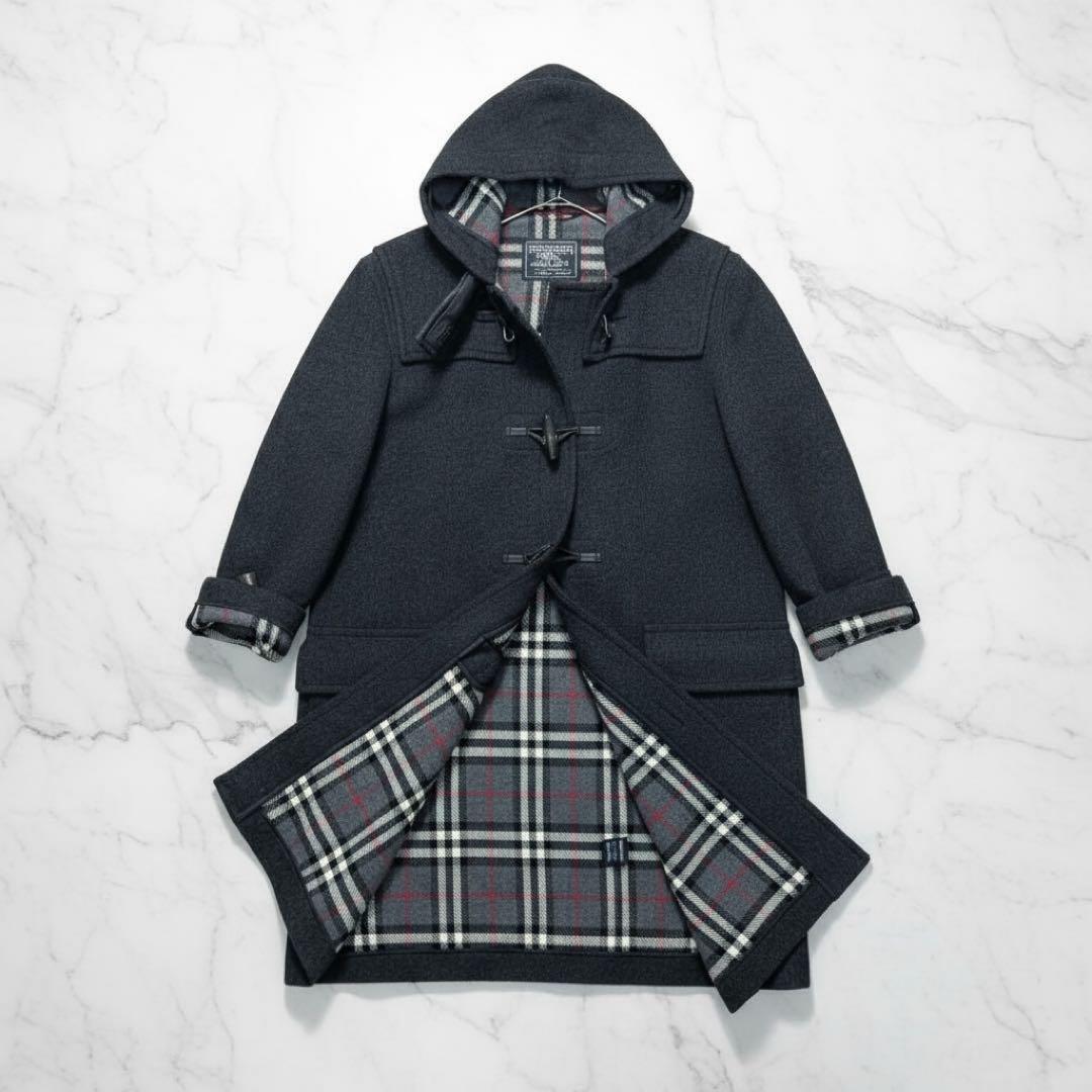 美品✨BURBERRYS バーバリーズ ダッフルコート ノバチェック グレー