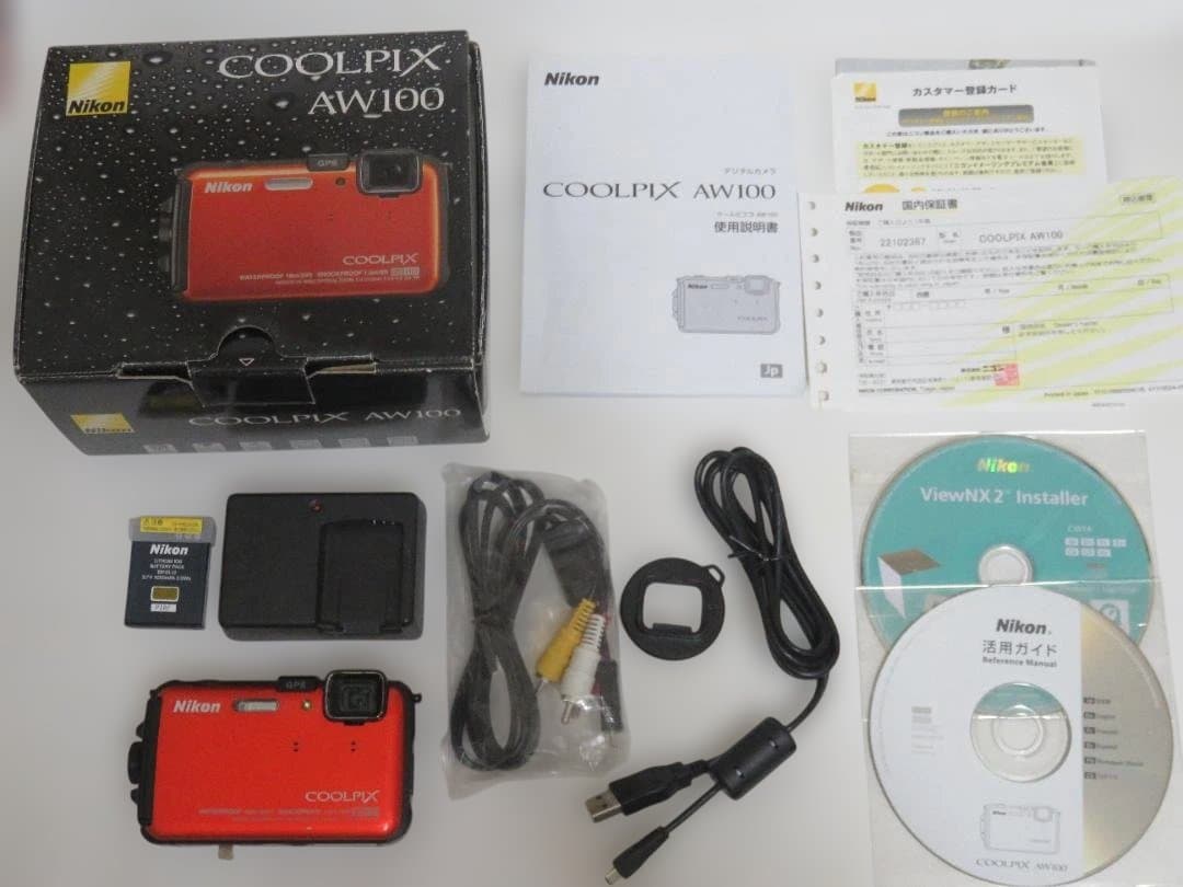 Nikon COOLPIX AW100 防水デジタルカメラ