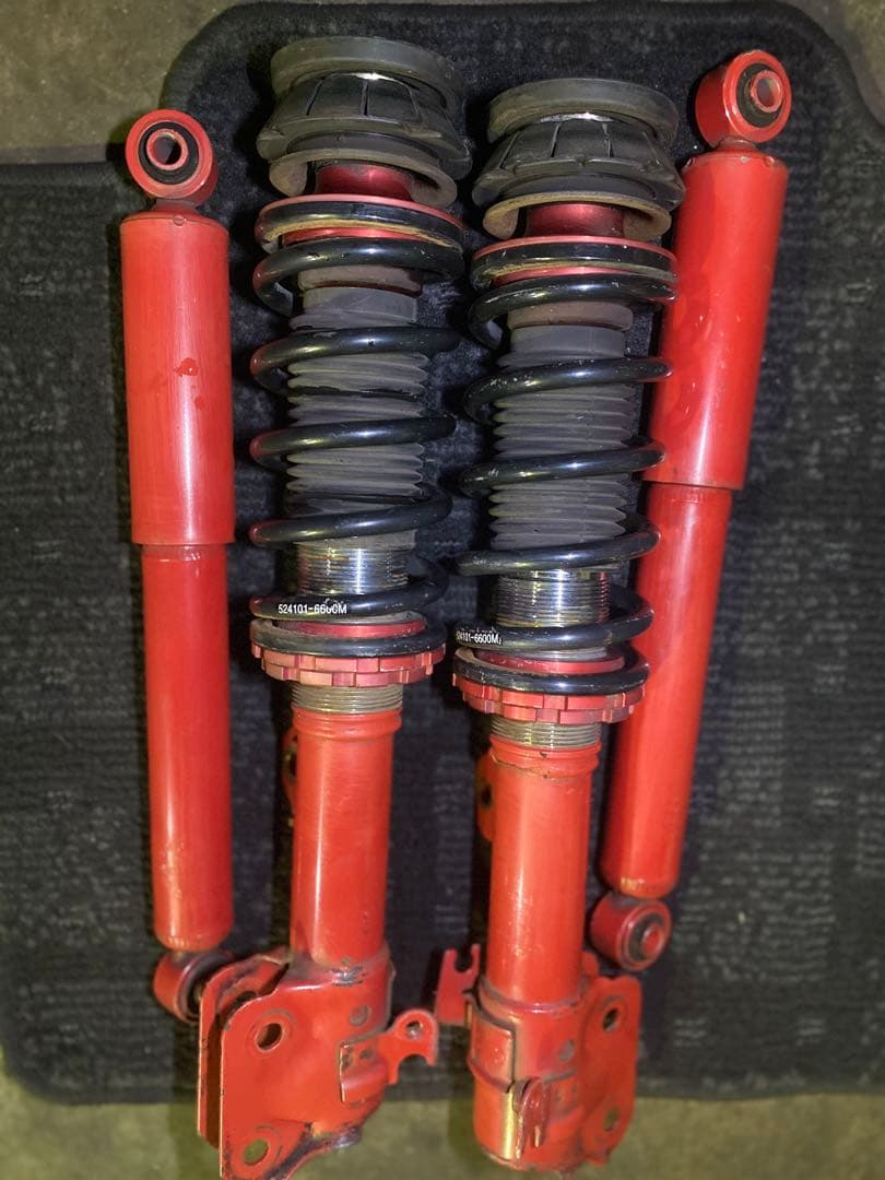 た*し様 赤いショックアブソーバーセット 524-101-6600M