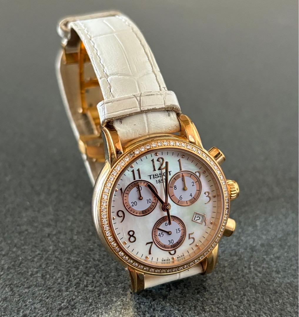 Tissot:レディース、クオーツ腕時計、電池交換済み