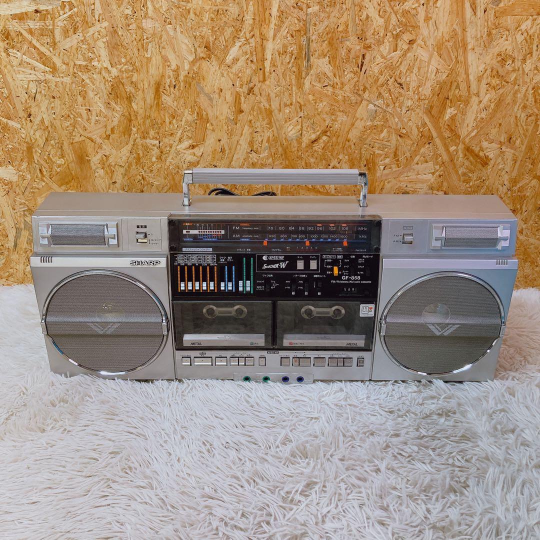 SHARP ラジカセ　GF-858