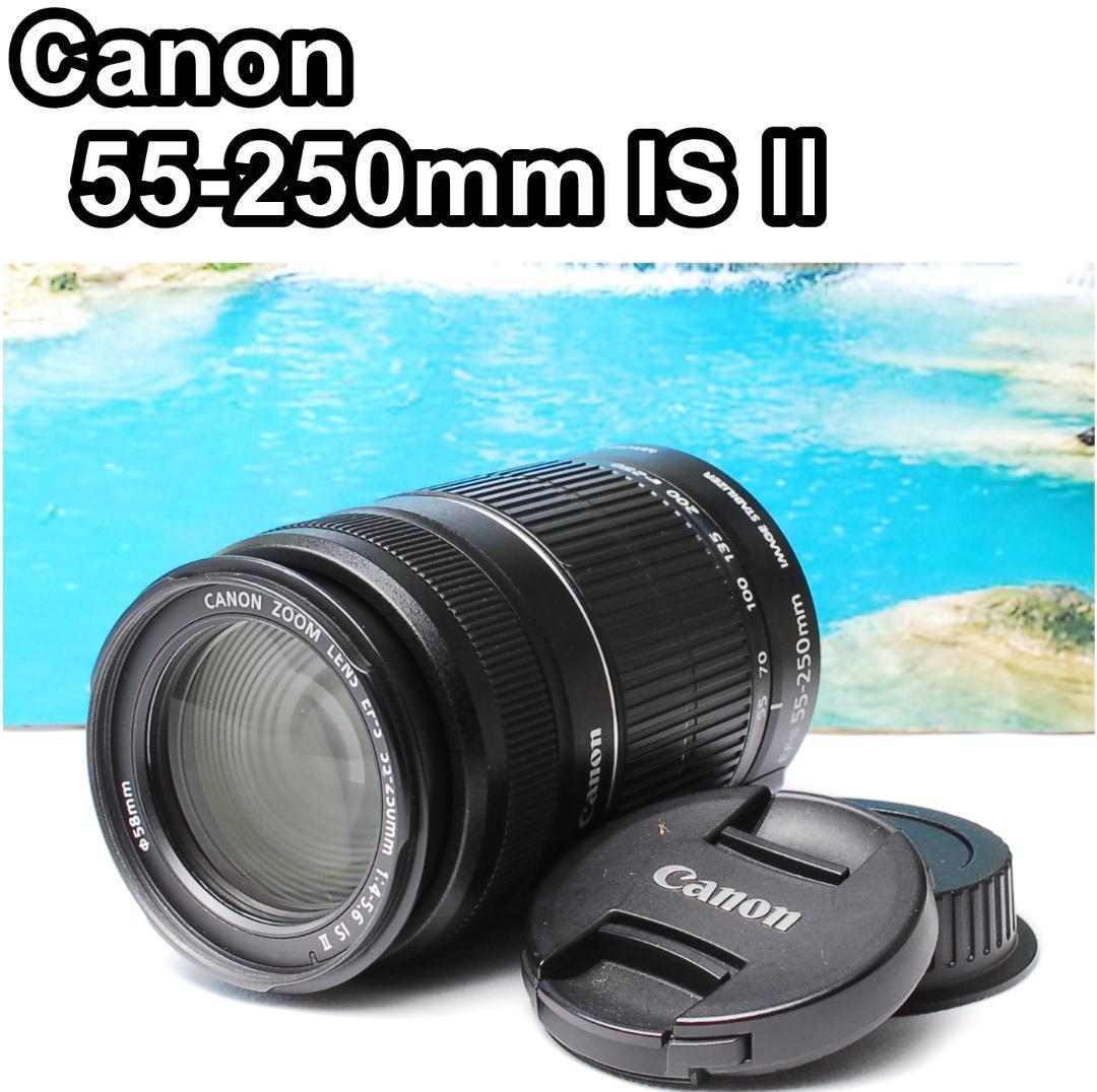 【美品】Canon 55-250mm IS Ⅱ ❤️望遠レンズ❤️ キヤノン