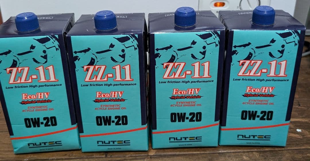 NUTEC ZZ-11 エンジンオイル 0W-20　4Ｌ　新品未開封
