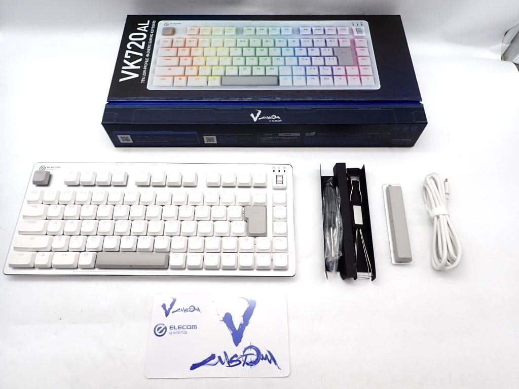elecom VK720AL ホワイト　日本語配列