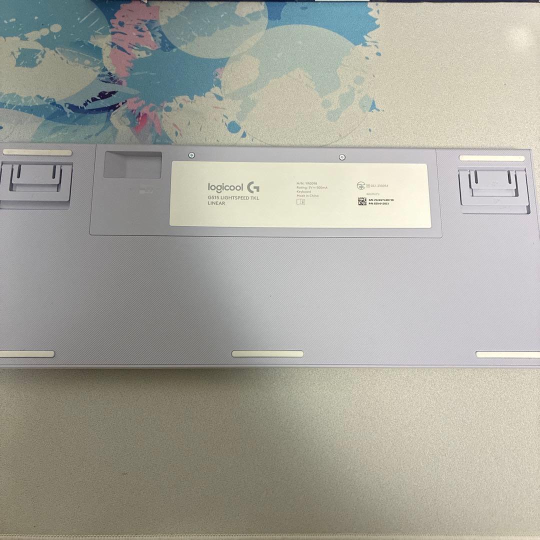 G515 LIGHTSPEED TKL 原神コラボキーボード 本体　神里綾華