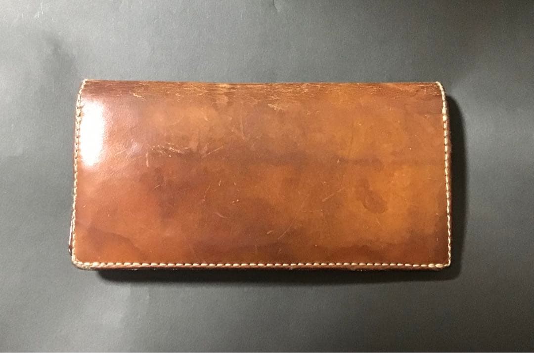 [希少品] TADY本人手彫り(TADY&KING)馬レザー長財布一点物