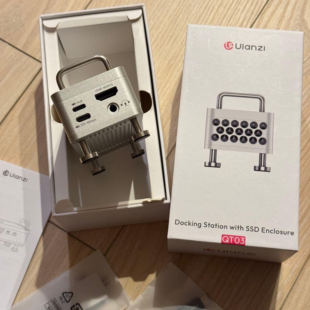 Ulanzi QT03 ドッキングステーション SSDエンクロージャー