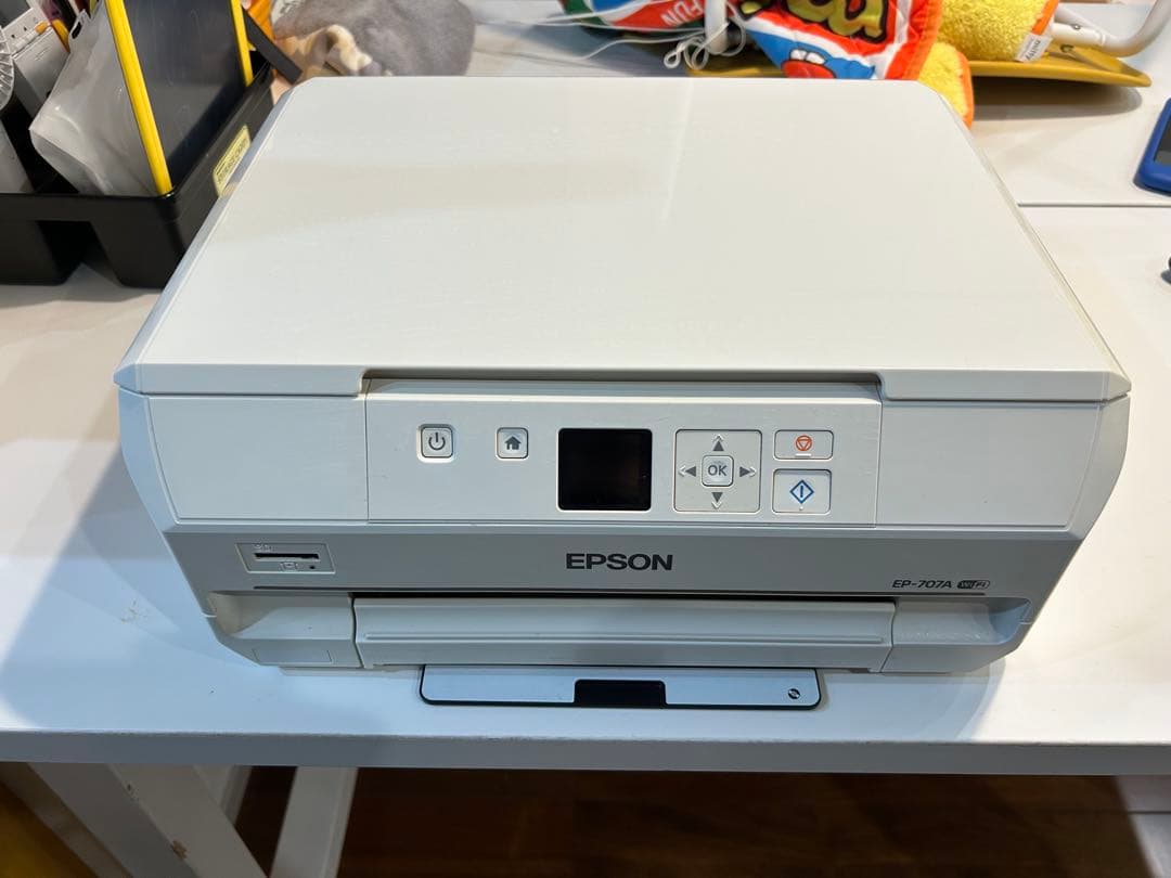 EPSON EP-707A インクジェットプリンターとインクセット