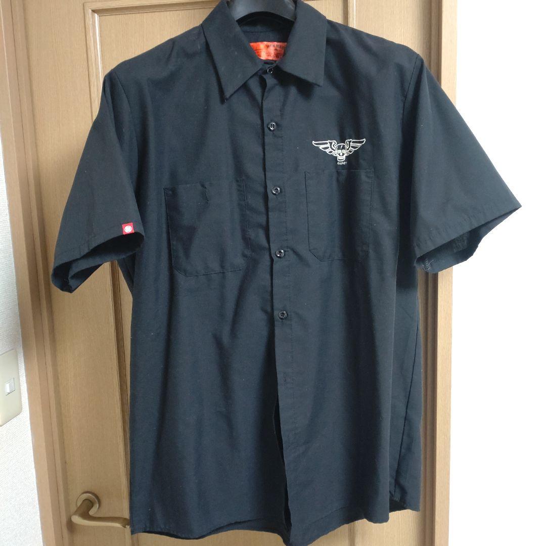 CRAZY KEN'S M/C 半袖ワークシャツ 黒