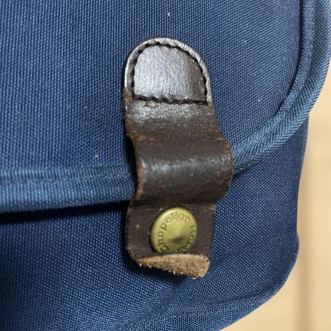 希少フランス製【エルベシャプリエ】廃盤メッセンジャーバッグ ショルダー フラップ