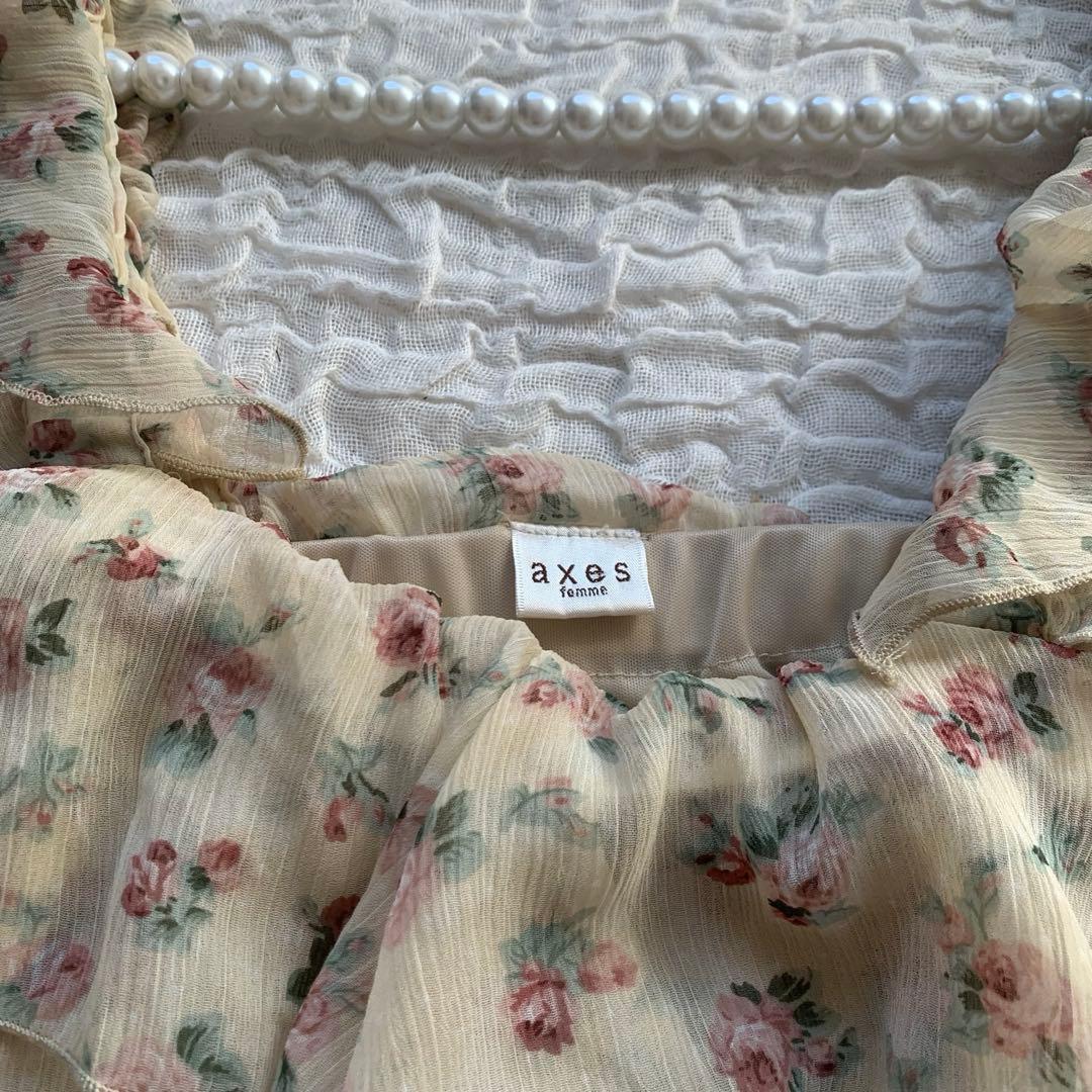 アクシーズファム　花柄キャミソール　チュニック