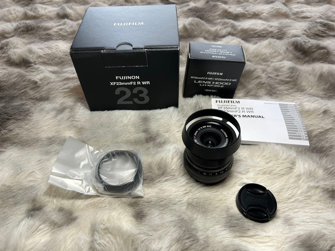 XF23mm F2 R WR 純正別売レンズフード付き