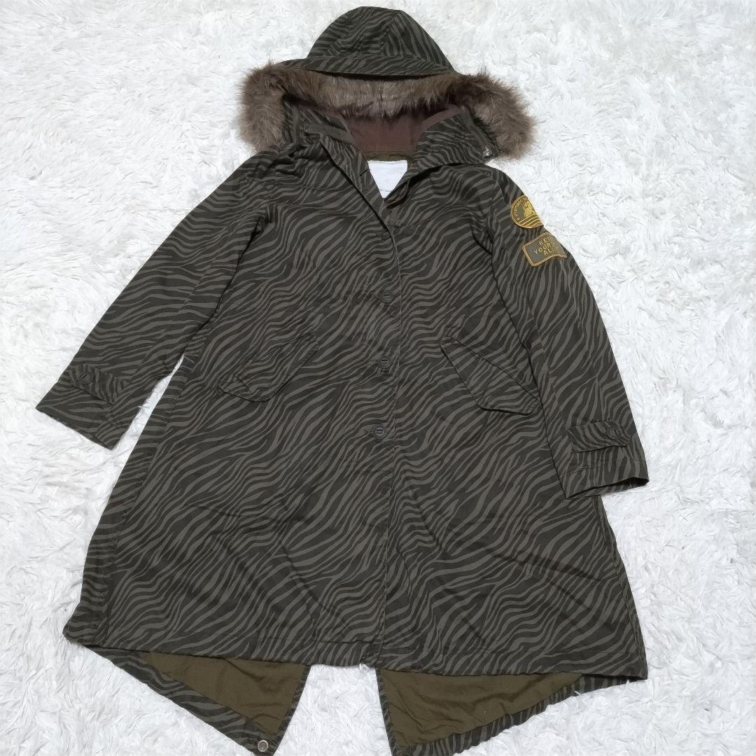 ヒステリックグラマー　モッズコート　フィッシュテール　タイガーカモ　ヒスガール