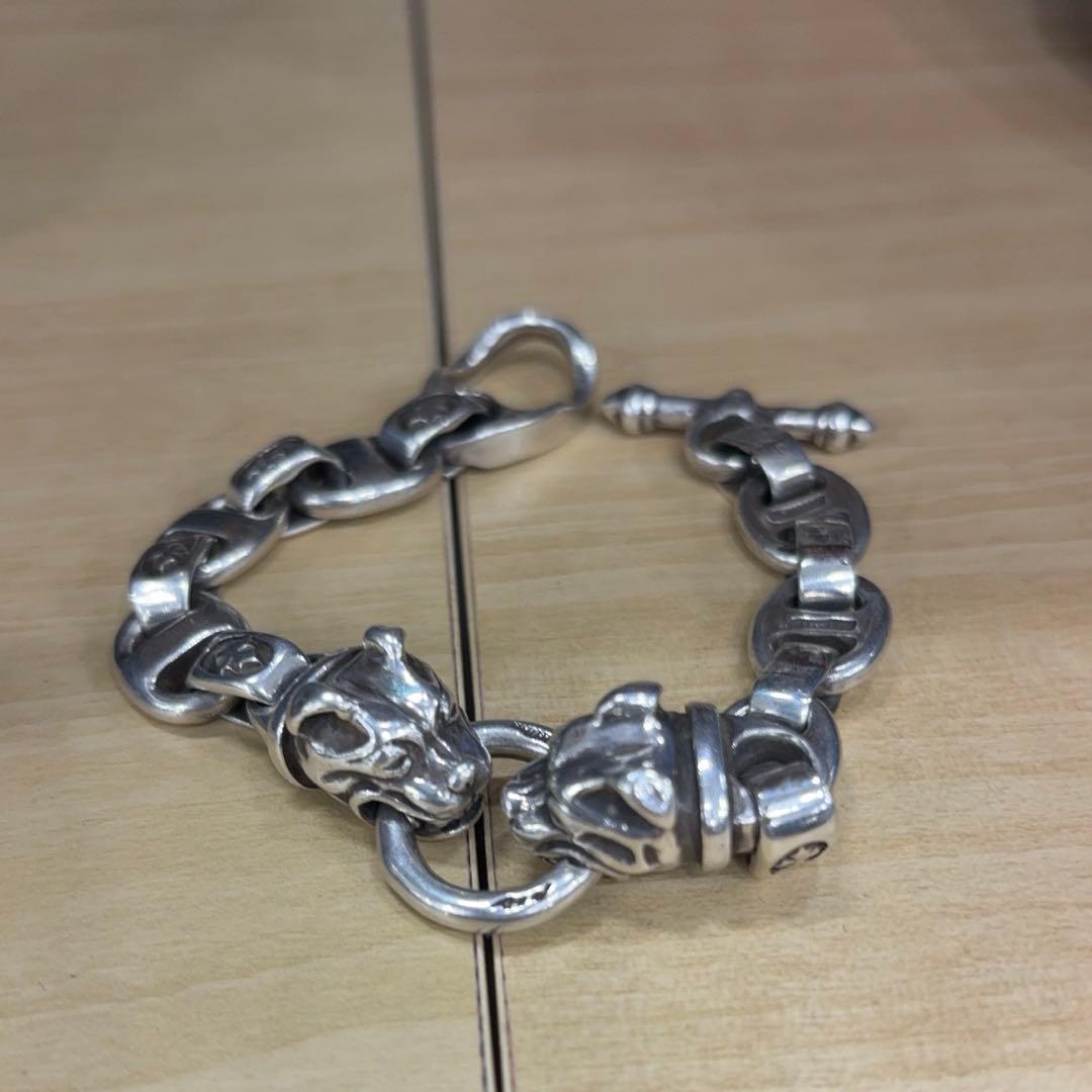 ビルウォールレザー シルバーブレスレット