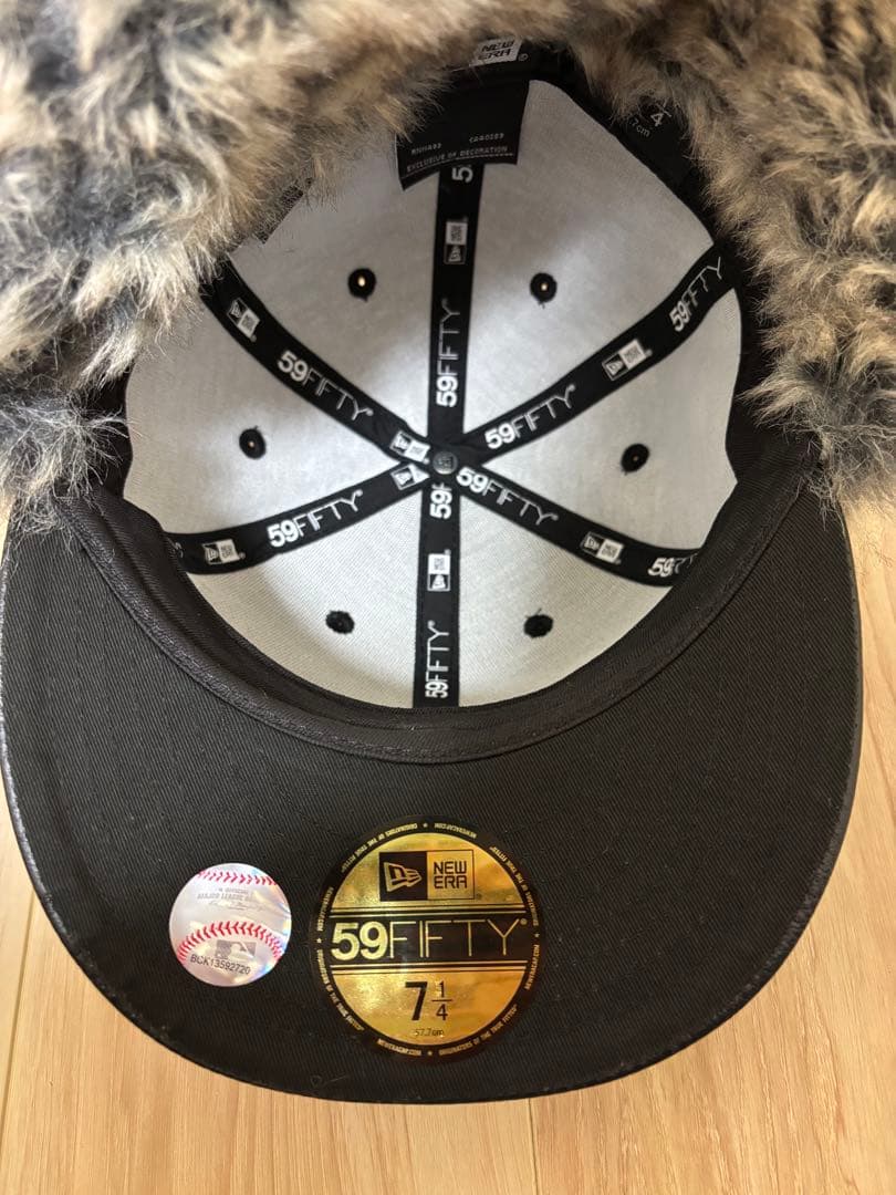 ニューエラ newera 59FIFTY Dog Ear 別注 レザーCAP
