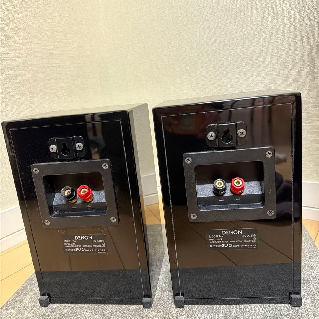 DENON SC-A33SG-K ブックシャルフ型スピーカーペア