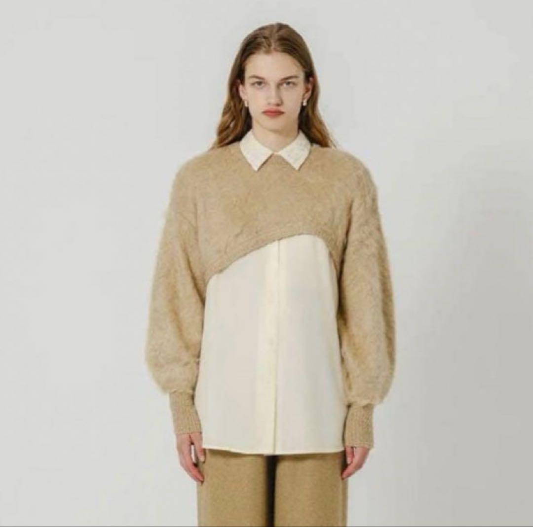 トップス eaphi FLUFFY WAVE KNIT