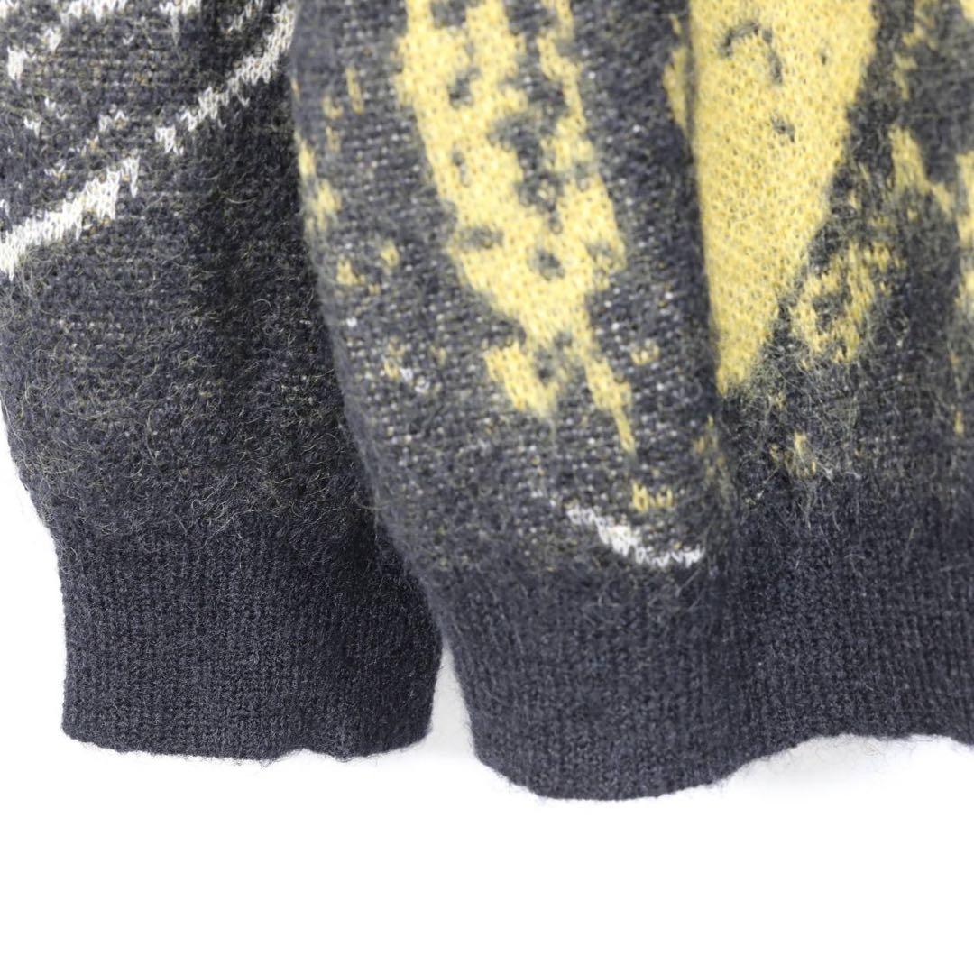 LAD MUSICIAN バナナ柄 モヘアニット