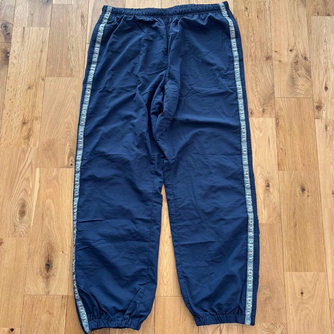 【希少】Supreme Tonal Taping Track Pant ネイビー