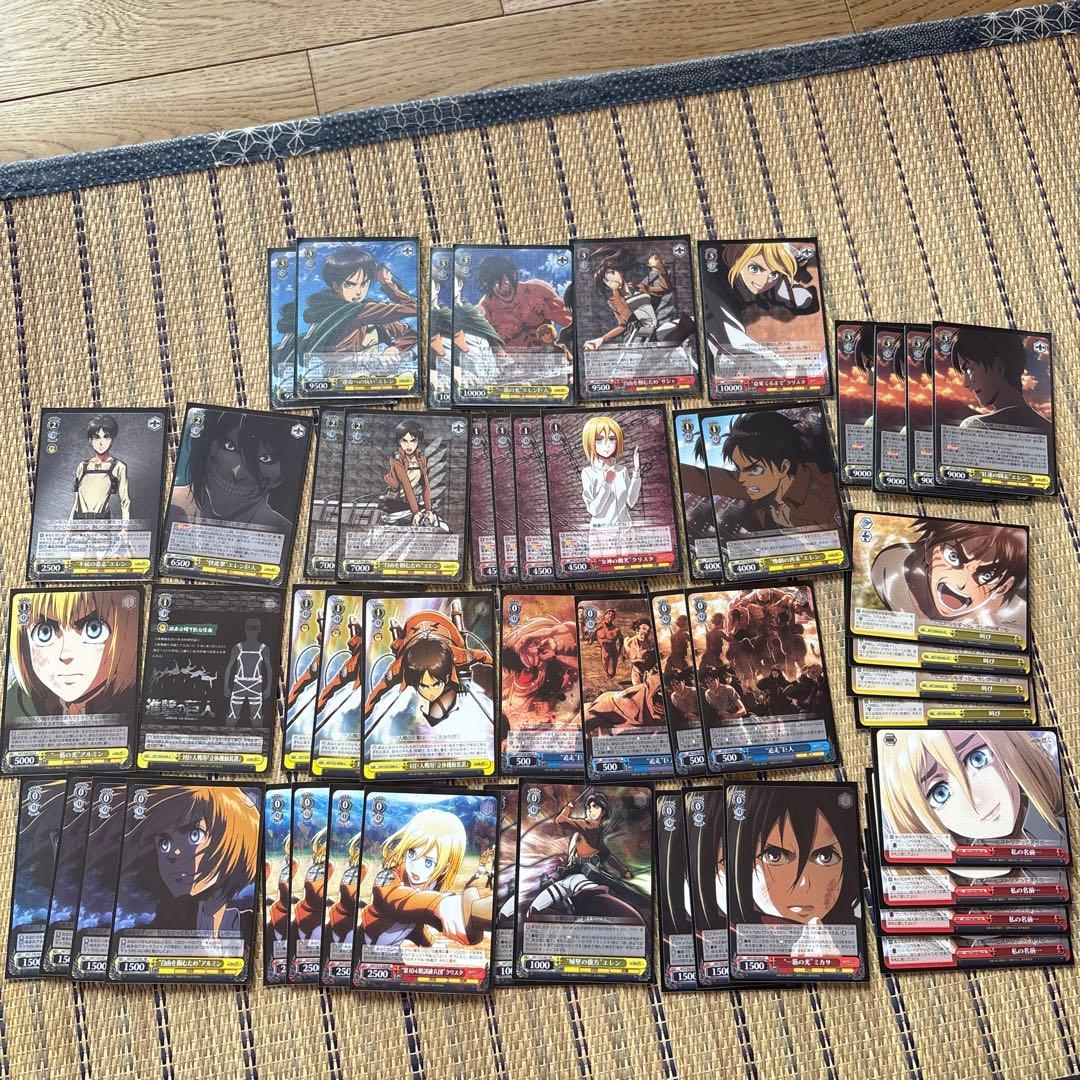 進撃の巨人 ヴァイスシュヴァルツ　デッキ　風扉 （デッキパーツ付き）