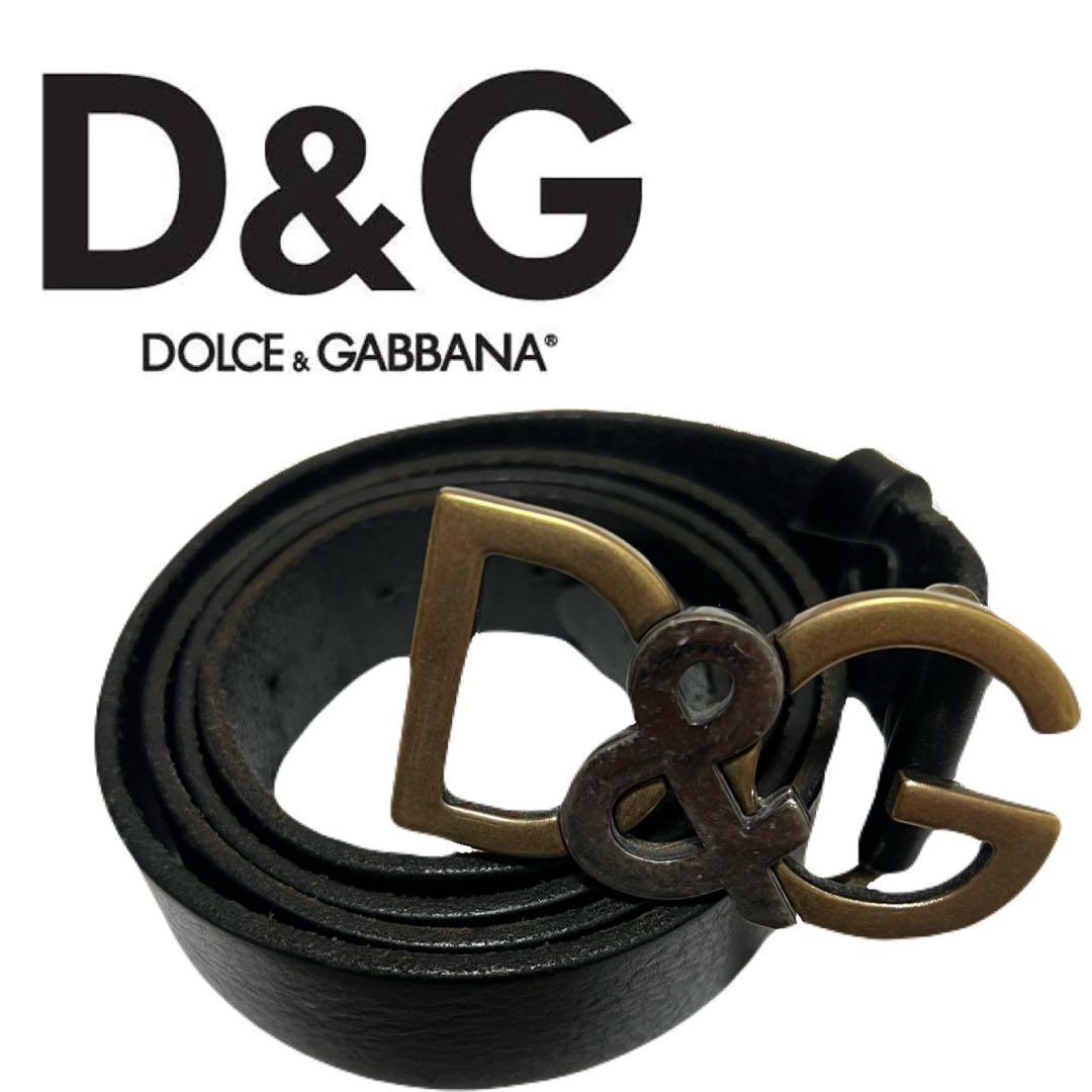 D&G DOLCE&GABBANA ベルト　ロゴ