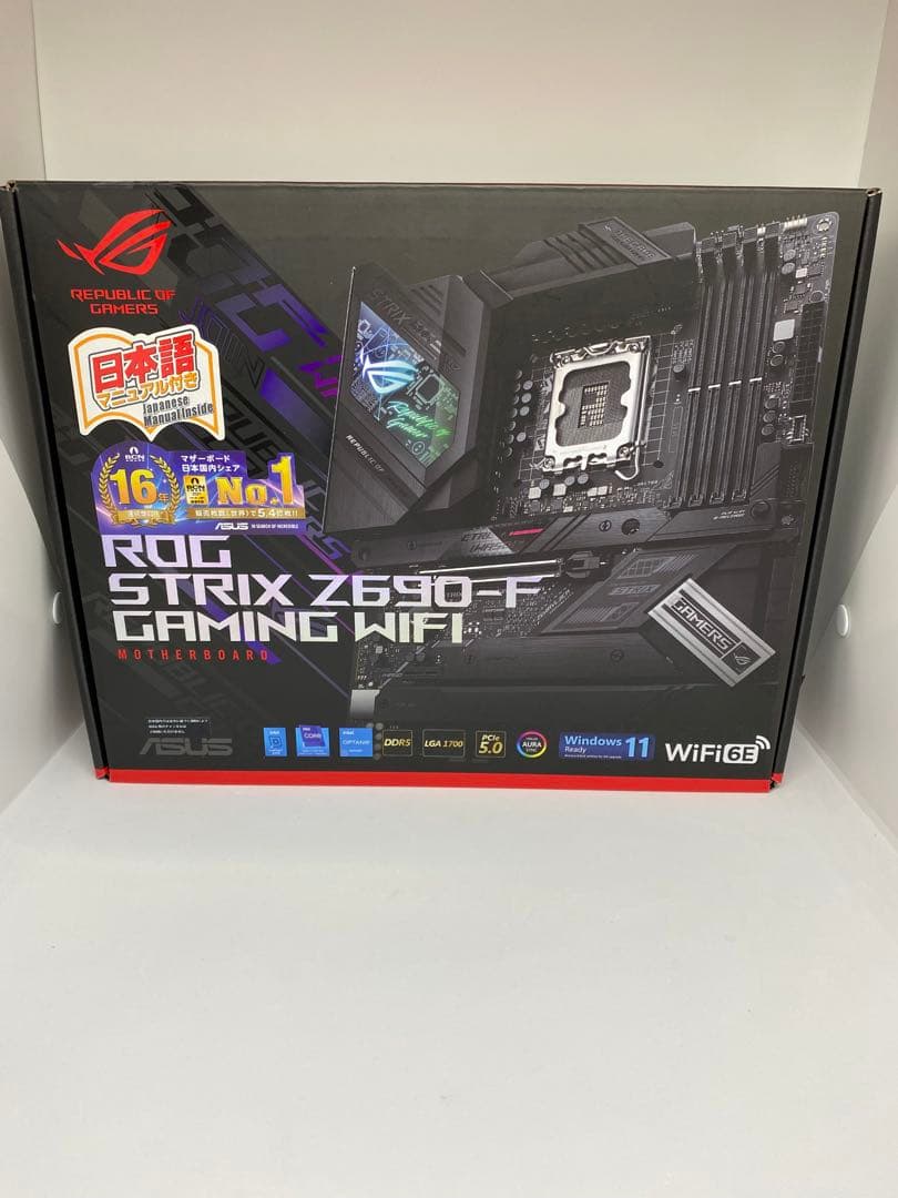 ROG STRIX Z690-F GAMING WIFI 動作確認済