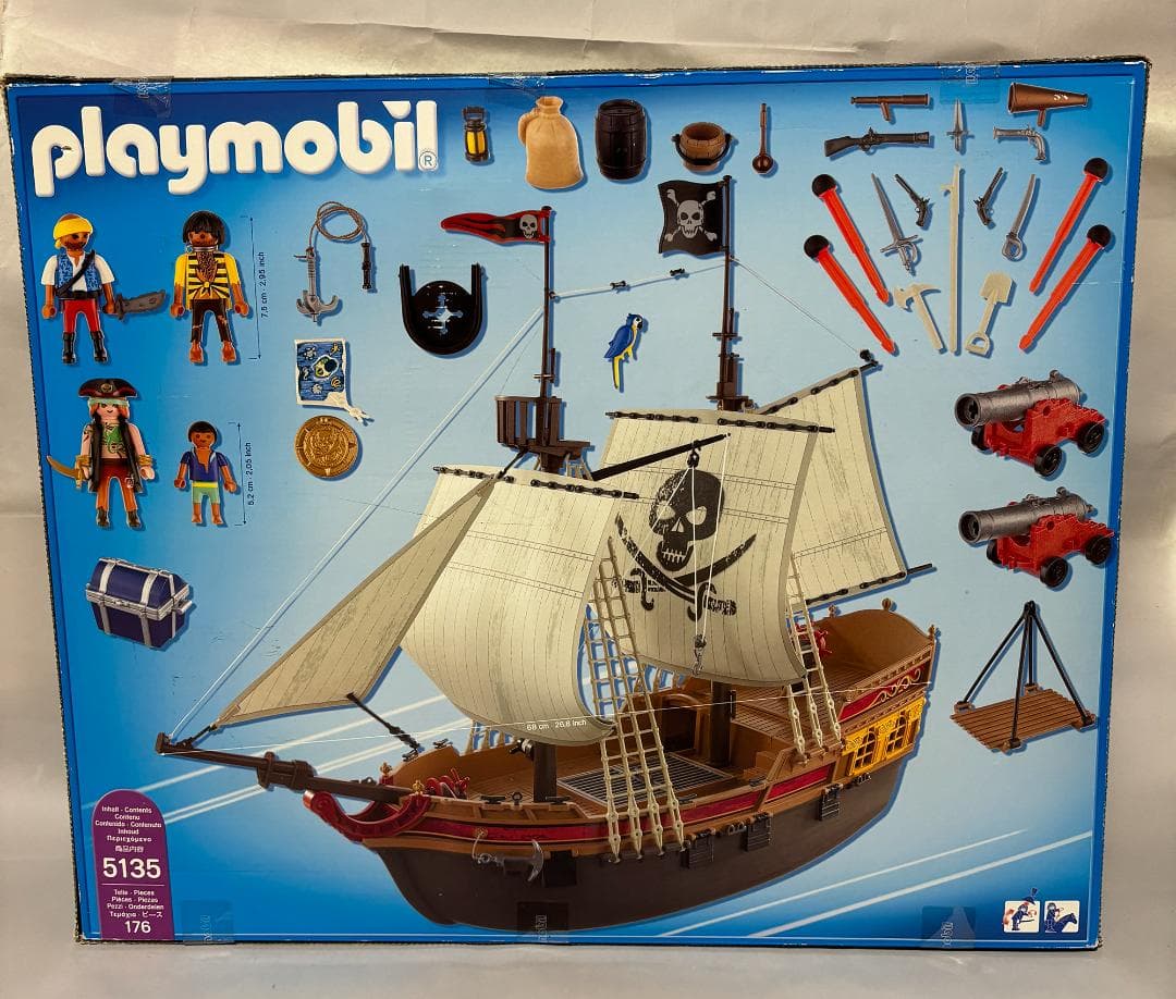 新品未開封★PLAYMOBIL (プレイモービル) 海賊船 5135