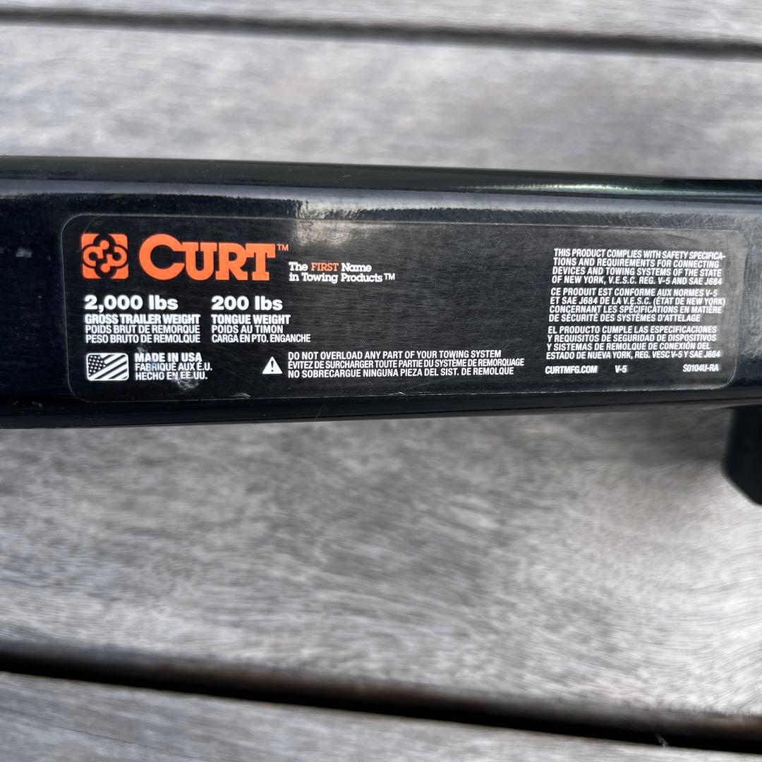 CURT ヒッチ 2000ポンド牽引能力　アクア　AQUA NHP10