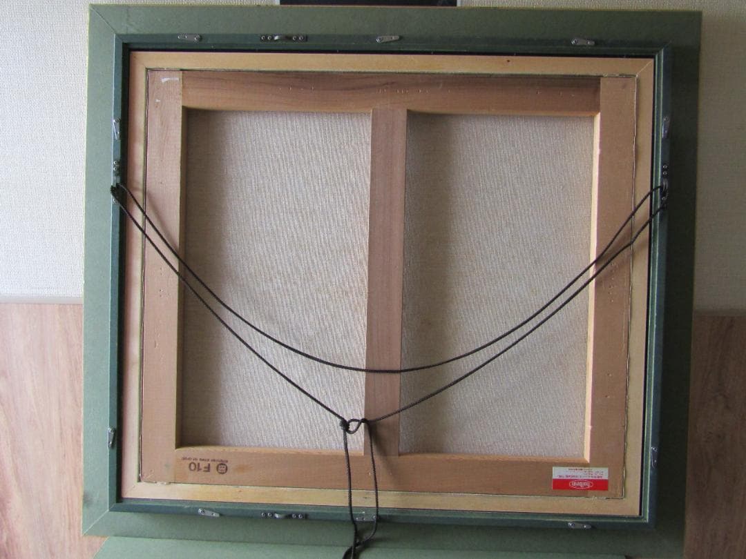 絵画　油絵　ルームインテリア　色とりどりの魚の絵画