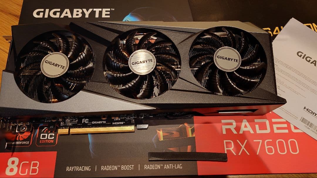 グラフィックボード・グラボ・ビデオカード RX 7600 Radeon 8GB OC Edition