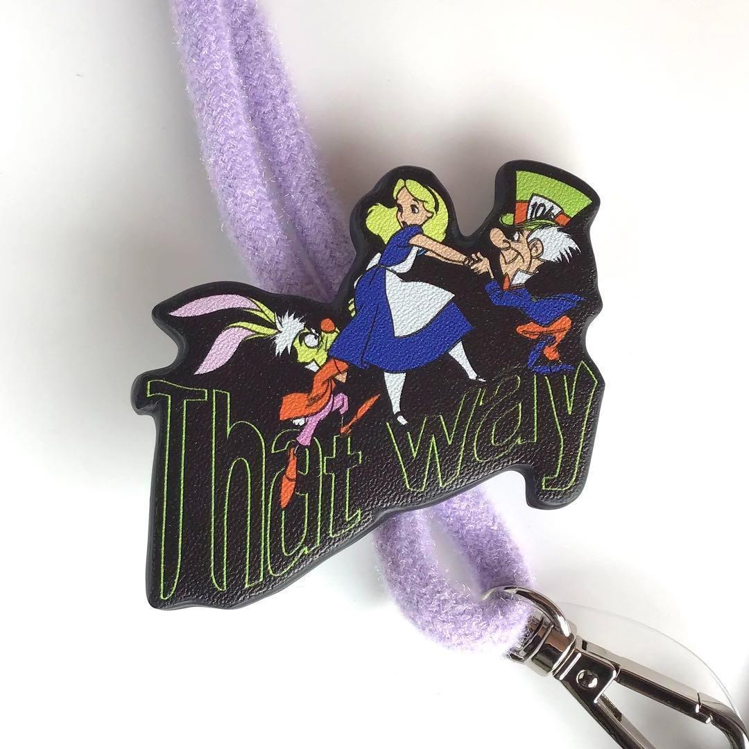 【新品】アナスイ✨アリス スマホストラップ Disney コラボ パープル