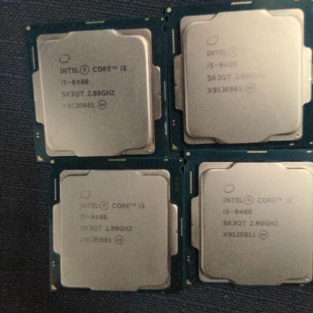 Intel Core i5-8400 CPU 4個セット