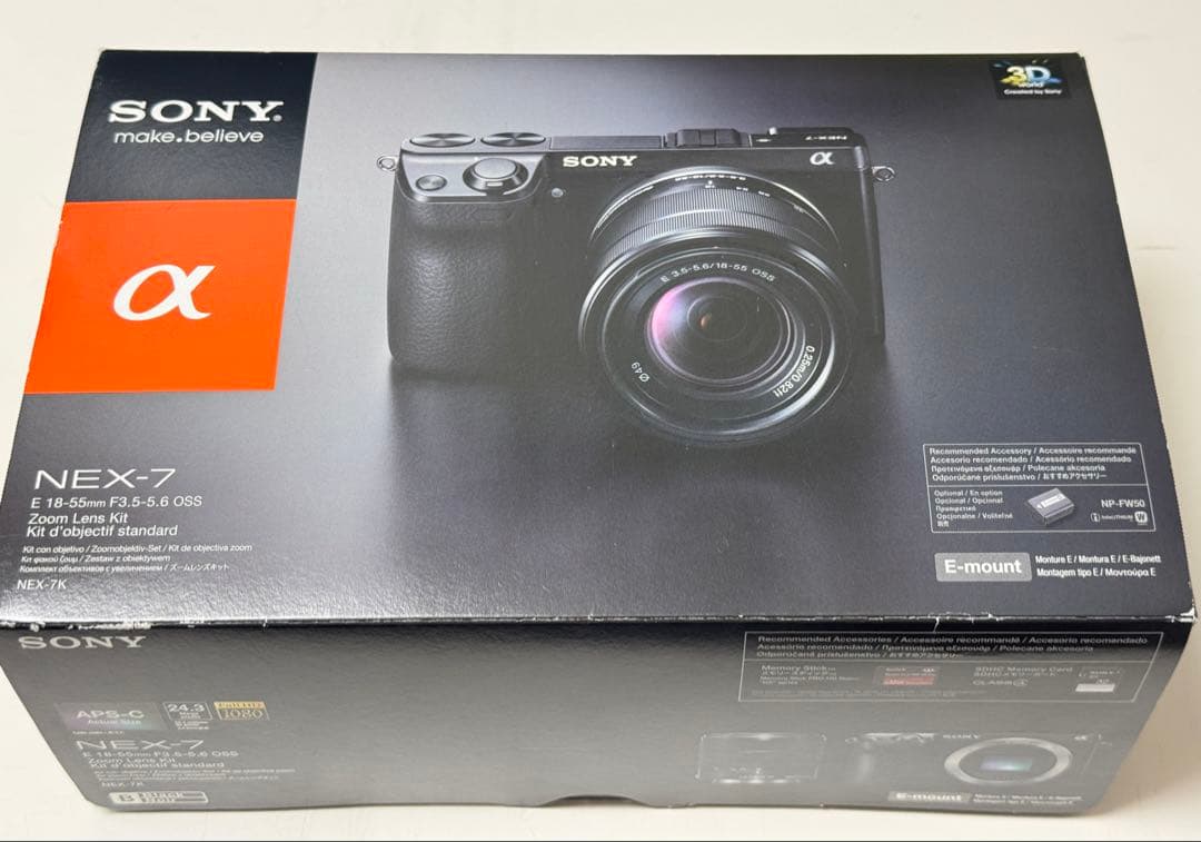 Sony NEX-7 ミラーレスカメラ