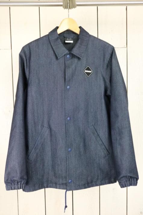 ぽ*ん様 【超美品】☆エフシーレアルブリストル：デニムコーチジャケット　ロゴ　イ