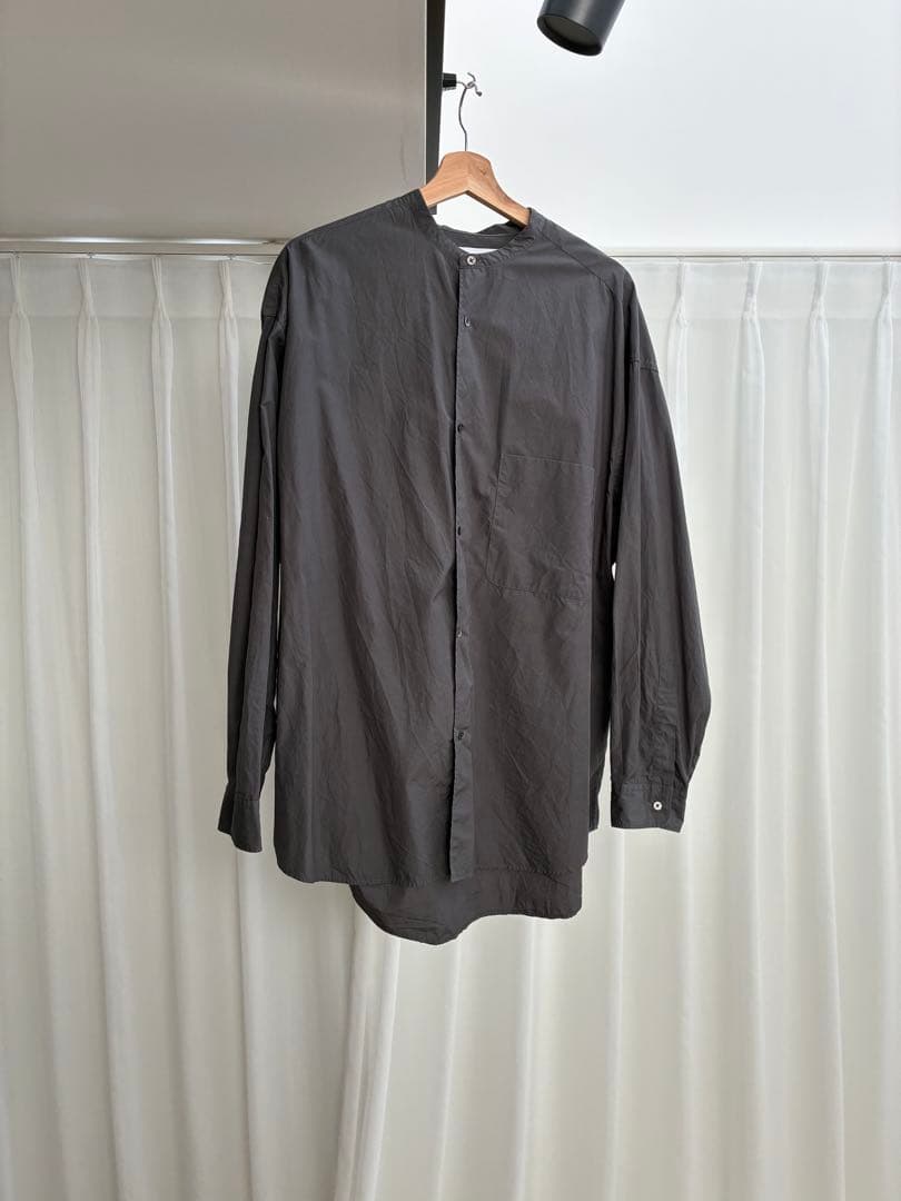 トップス Graphpaper Broad Band Collar Shirt
