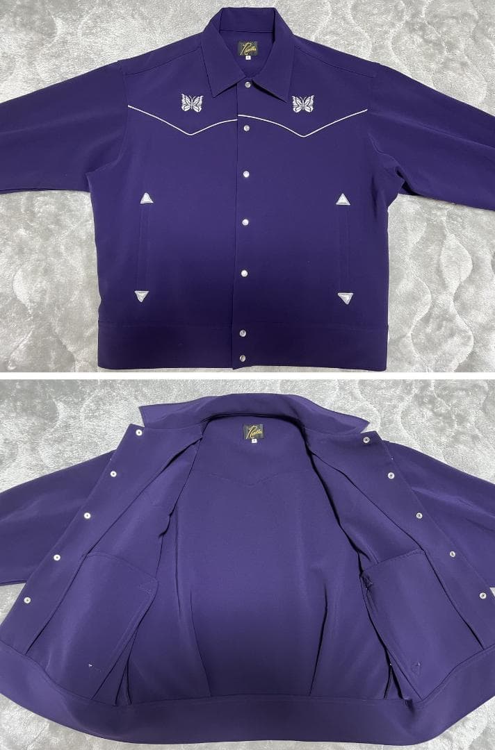 【美品】Needles　パイピング カウボーイ ジャケット 二重織 【S】