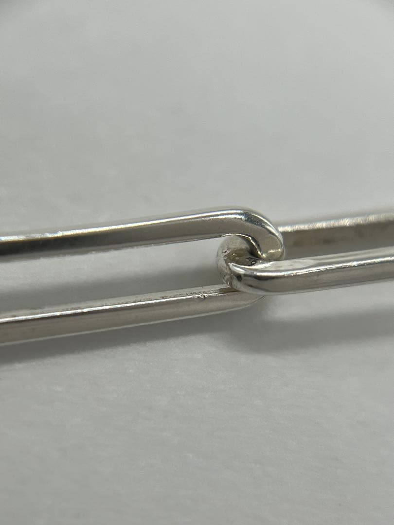 グッチ GUCCI クリップチェーン ネックレス SV925 オーバル 希少