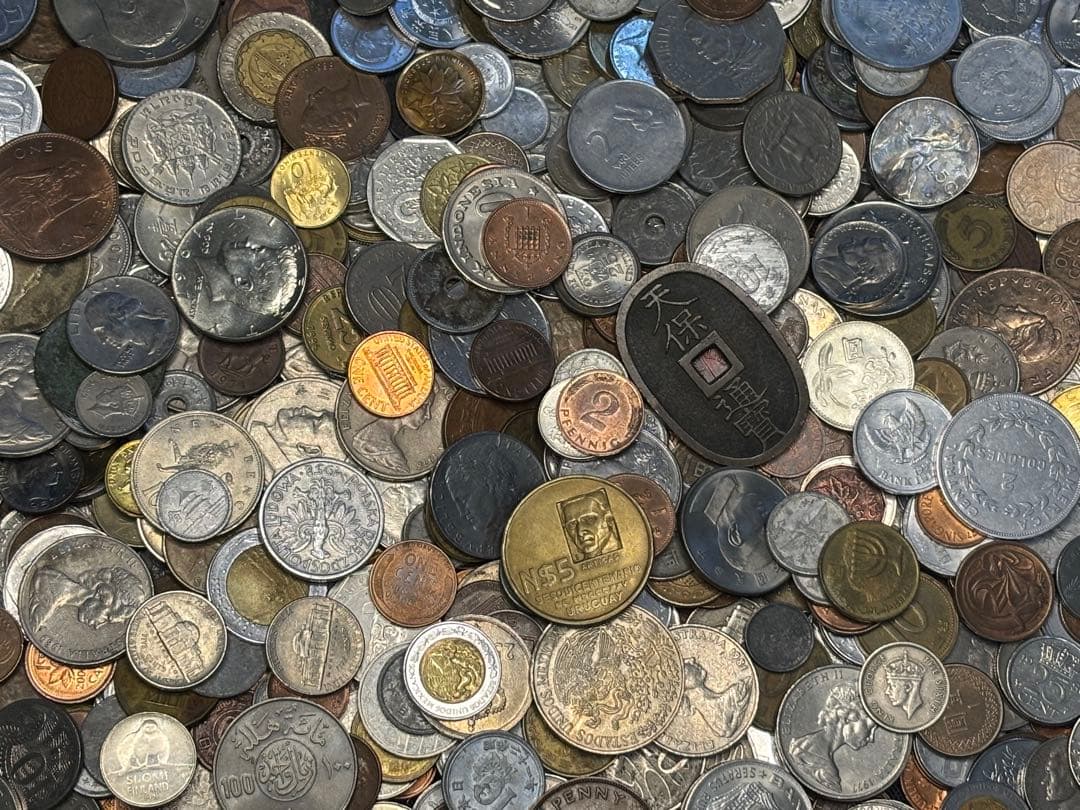 ト*国様 古銭　外国　まとめ　約5キロ
