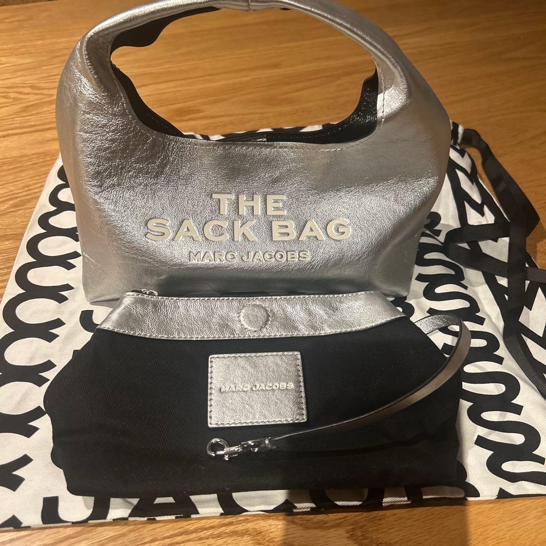 MARC JACOBS THE SACK BAG シルバー　新作　新品