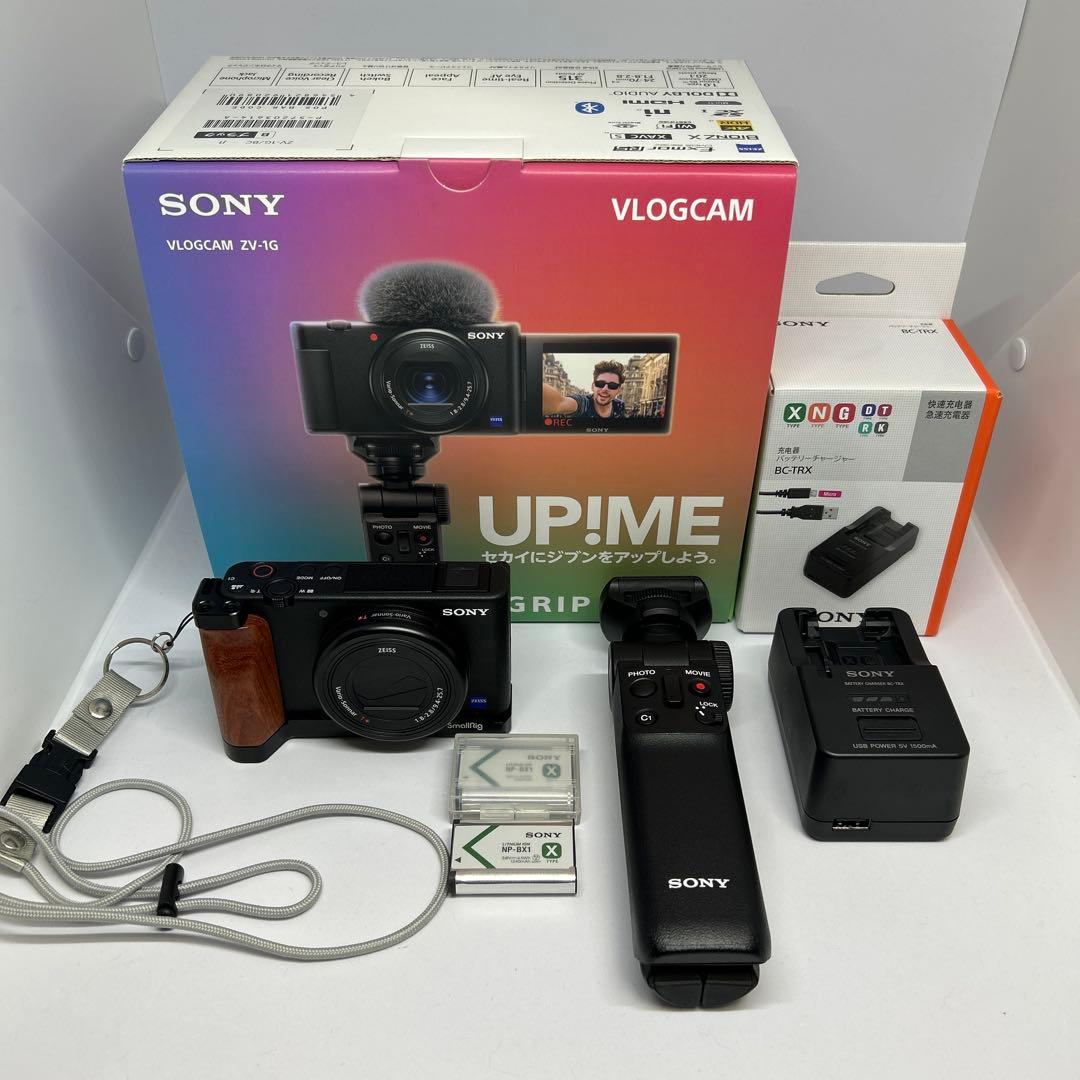 SONY ZV-1G + 純正充電器 + SmallRigグリップ