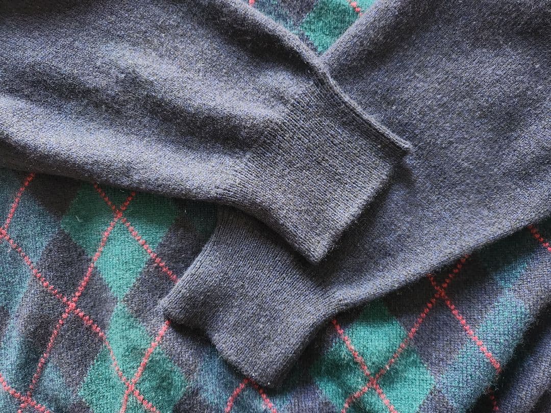 トップス 80s Johnstons of ELGIN Pure Cashmere 42