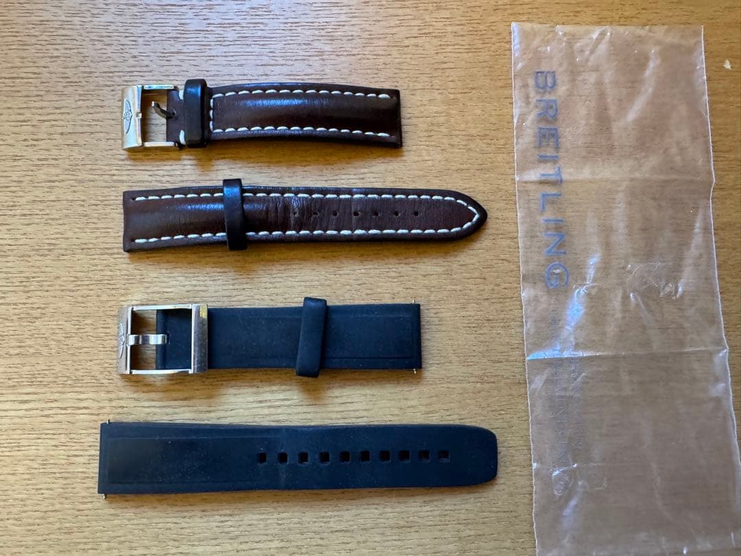 BREITLING ベルト　カーフ　ラバー 使用少なめ　ブライトリング