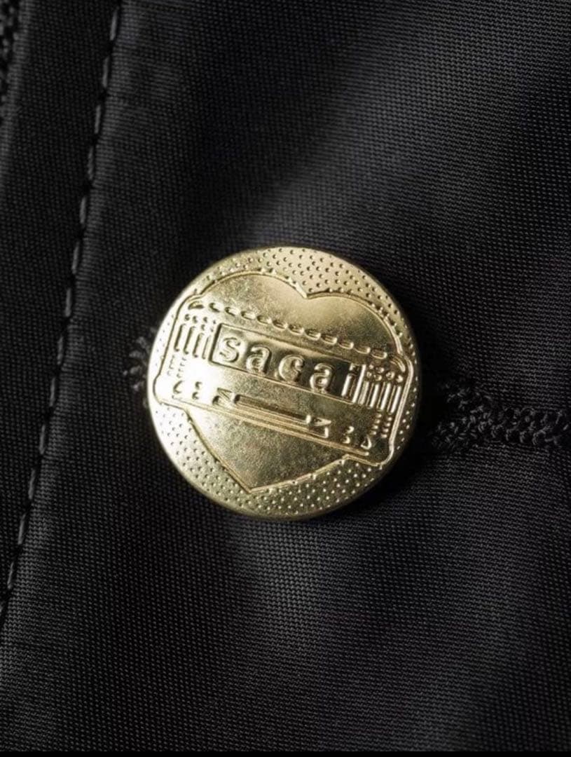 sacai Carhartt WIP Nylon Twill Blouson 黒